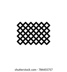 fence icon. sign design