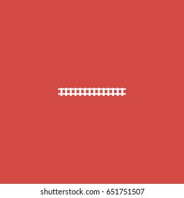fence icon. sign design. red background