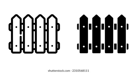 Fence icon. sign for mobile concept and web design. vector illustration