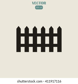 Fence Icon Vector