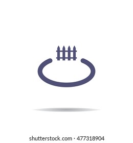 Fence Icon Vector
