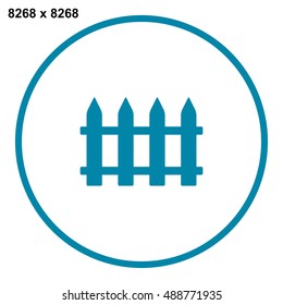 Fence Icon Vector