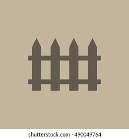 Fence Icon Vector