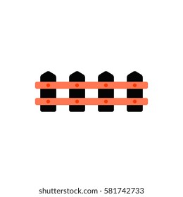 Fence Icon Vector