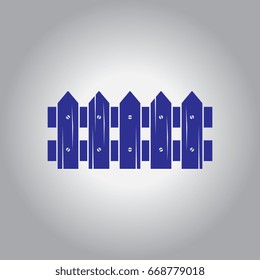Fence Icon Vector