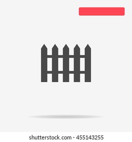Fence icon. Vector concept illustration for design.