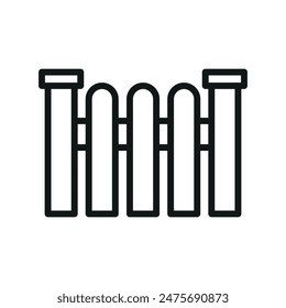 Fence icon vector design templates simple and modern