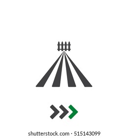 Fence Icon Vector flat design style