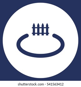 Fence Icon Vector flat design style