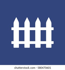 Fence Icon Vector flat design style