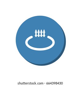 Fence Icon Vector flat design style