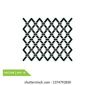 Fence icon vector flat trendy