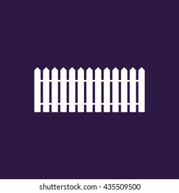 Fence icon . Vector illustration