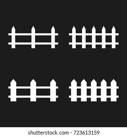 Fence icon. Vector illustration