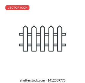 Fence Icon Vector Illustration Design