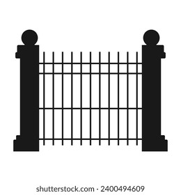 Zaun-Symbol, Vektorgrafik-Design