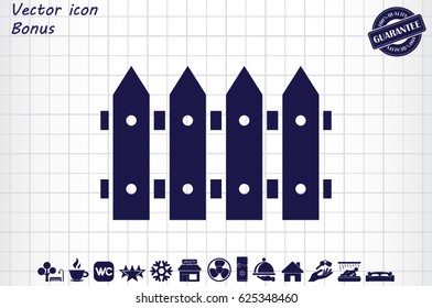 fence icon vector illustration eps10.