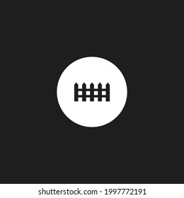 Fence Icon. Vector illustration for graphic design, Web, UI, app.