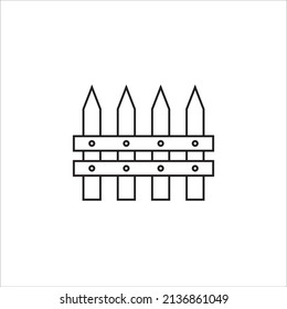 fence icon vector illustration symbol