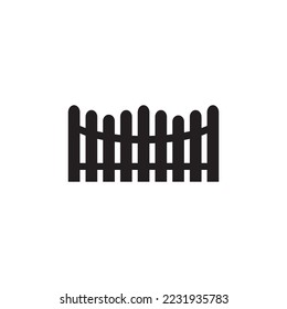 Zaun-Symbol, Vektorgrafik-Symboldesign