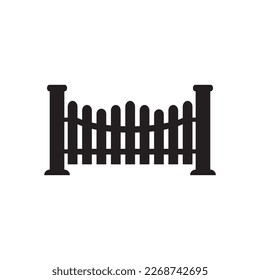 fence icon vector illustration symbol design