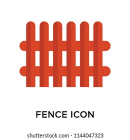 Fence icon vector isolated on white background for your web and mobile app design, Fence logo concept