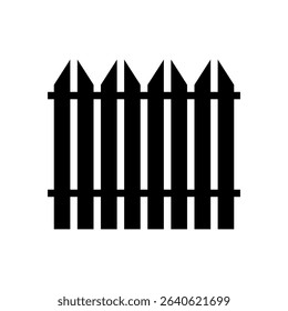 Fence icon. Fence vector icon in line design for web design, logo and mobile app. Symbol of Fence on white background.