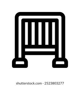 fence icon. vector line icon for your website, mobile, presentation, and logo design.