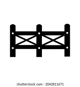 Vector de icono de cerca. signo de ilustración de palpitación. símbolo de vallado. logotipo de cobertura.
