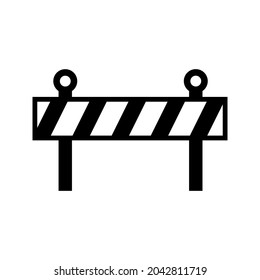 Zaun-Symbol-Vektorgrafik. Blendenzeichen. Zaunsymbol. Hedge-Logo.