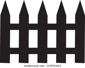 Fence Icon Vector. Simple flat symbol. Illustration pictogram.eps
