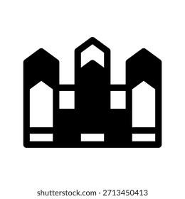 Ilustración de diseño de símbolo de Vector de icono de valla