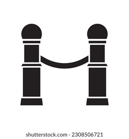diseño del logotipo de la ilustración de la plantilla de vectores de iconos de vallas