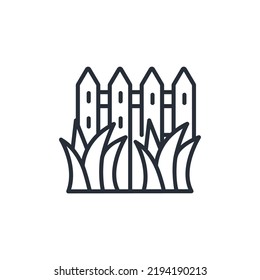Fence icons  symbol vector elements for infographic web