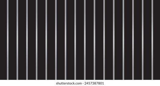 Fence iron in flat style on black background. Isolated icon set