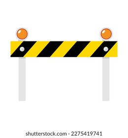 Fence light construction icon. Fence light vector on white background.