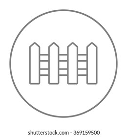 Icono de la línea de cerco.