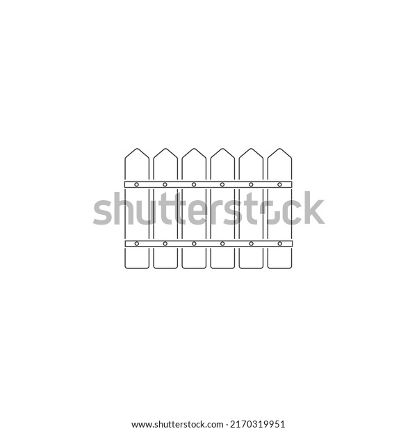 Fence line icon in black flat design, From property,\
commercial house and real estate icons, mortgage icons, icon vector\
illustration flat sign