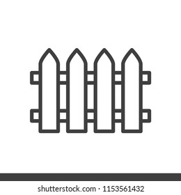 Fence Line Icon Vector Images