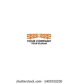 Fence logo icon design template