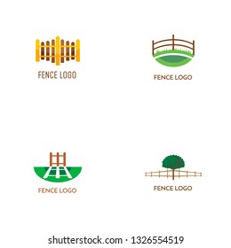 The Fence Logo Icon Template Design