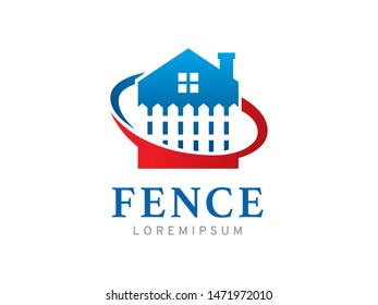 Fence logo symbol or icon template