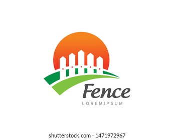 Fence logo symbol or icon template