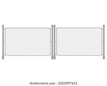 Fence made of iron wire
