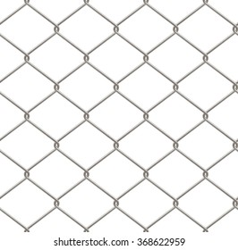 Fence on a white background pattern. EPS10