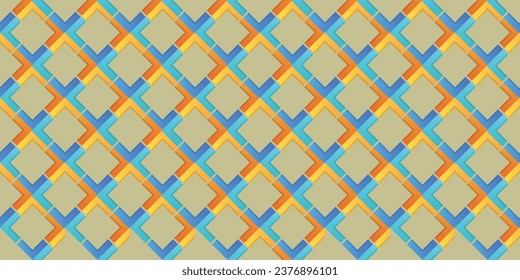 fence pattern colorful seamless vector