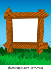 Fence plank frame