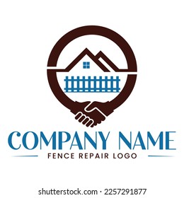 Fence Repair Logo in eps