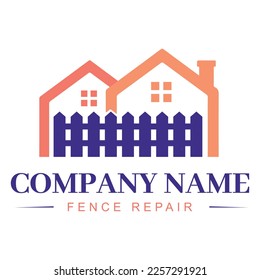 Fence Repair logo in eps