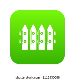 Fence rustic icon. Simple illustration of fence rustic vector icon for web